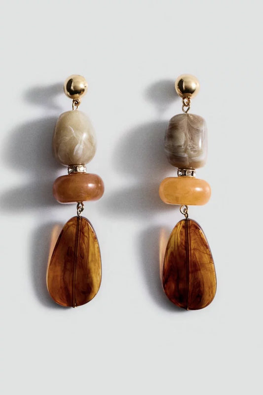 The Sienna Tiered Drop Earrings by Soloviero